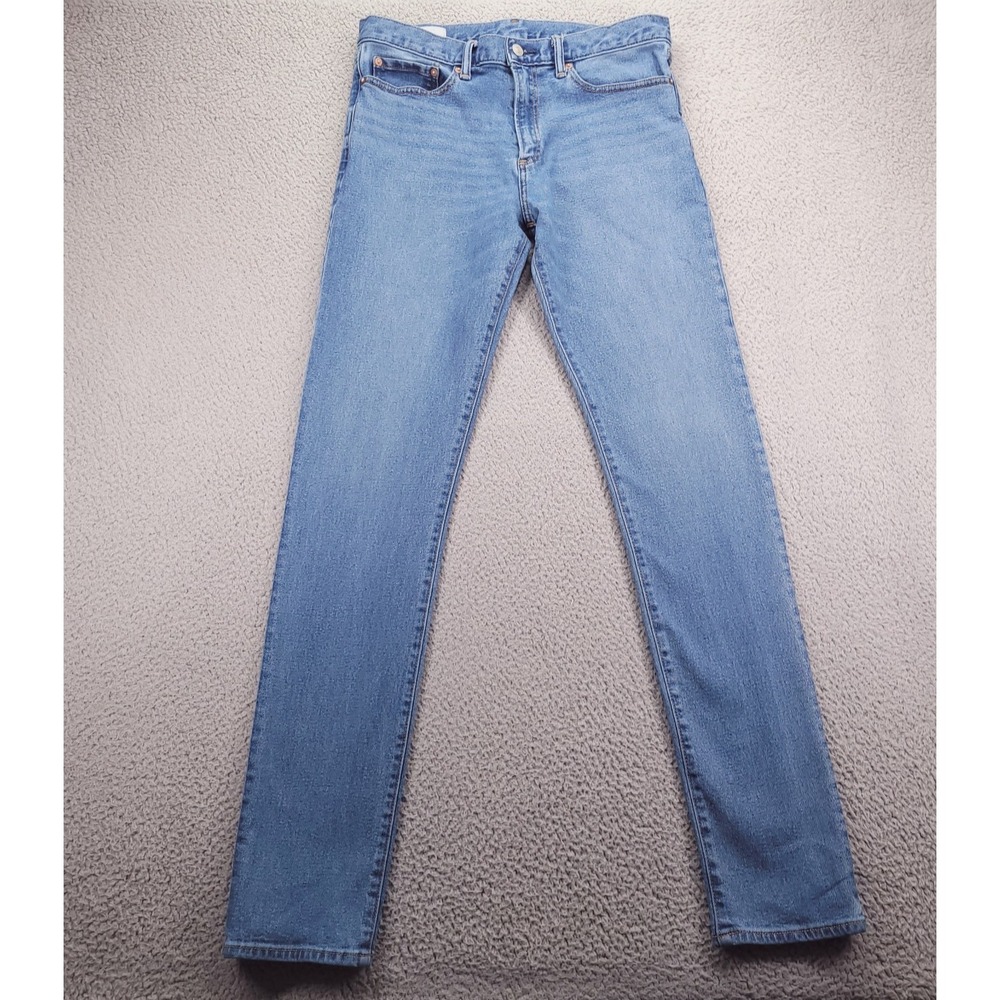 GAP Jeans Mens 32x35 (Tag 32/36) Skinny Medium Wash Performance Stretch Denim